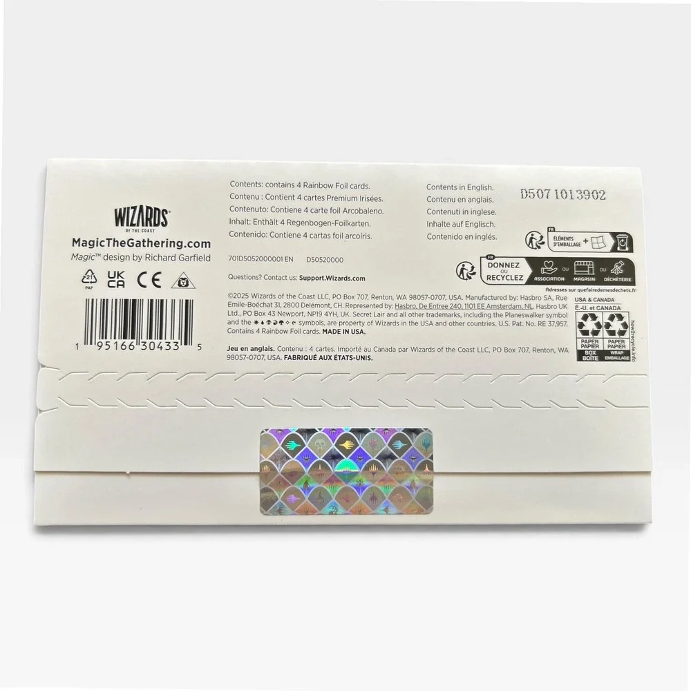 Magic The Gathering Secret Lair Phil Foglio Rainbow Foil Edition NEW